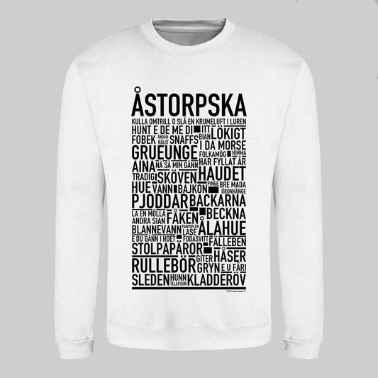 Åstorpska Dialekt Text Sweatshirt