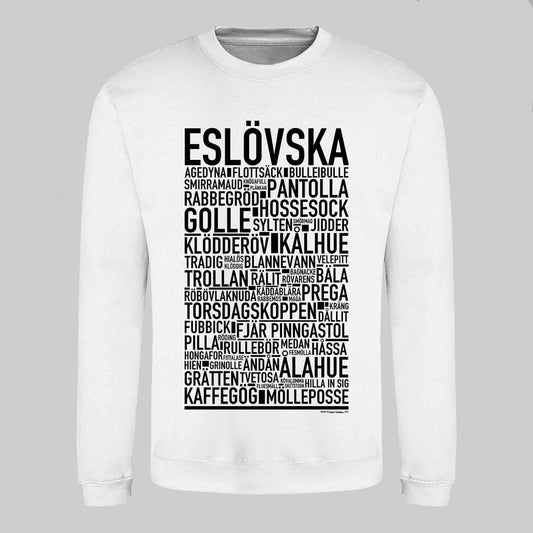 Eslövska Dialekt Text Sweatshirt
