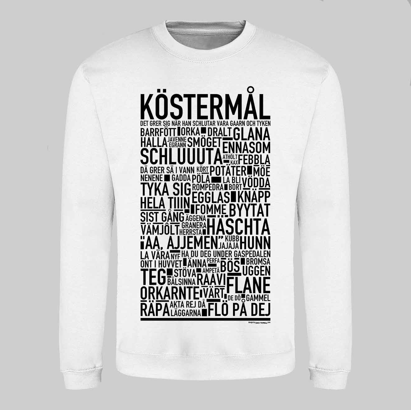 Köstermål Dialekt Text Sweatshirt
