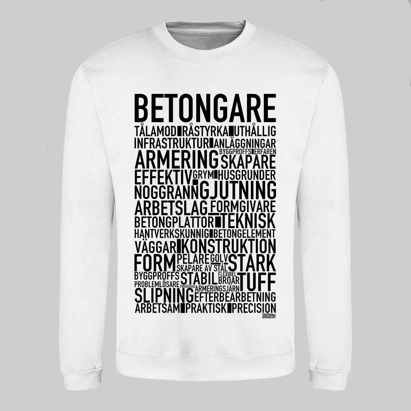 Betongare Text Sweatshirt