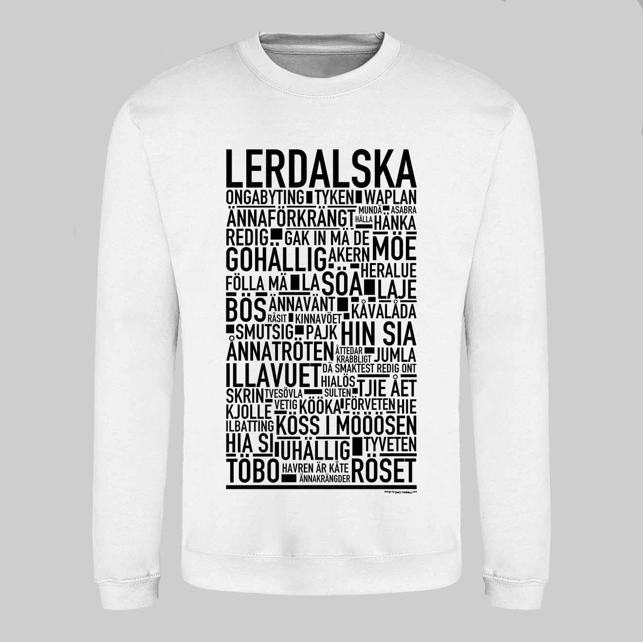 Lerdalska Dialekt Text Sweatshirt