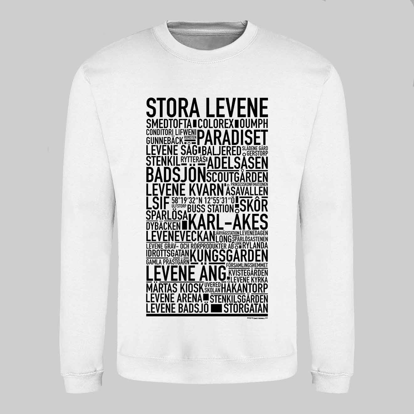 Stora Levene Text Sweatshirt