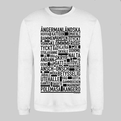 Ångermanländska Dialekt Text Sweatshirt