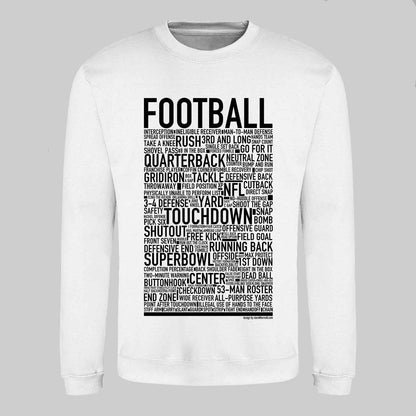 Football Text Sweatshirt