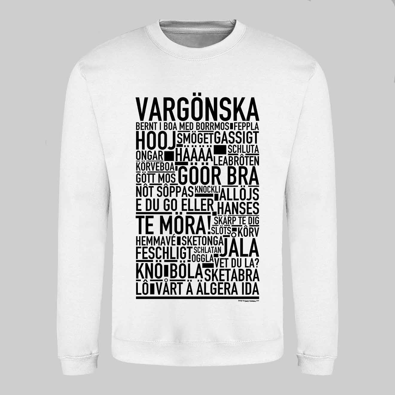 Vargönska Dialekt Text Sweatshirt