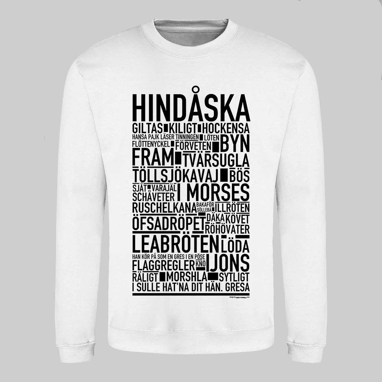 Hindåska Dialekt Text Sweatshirt