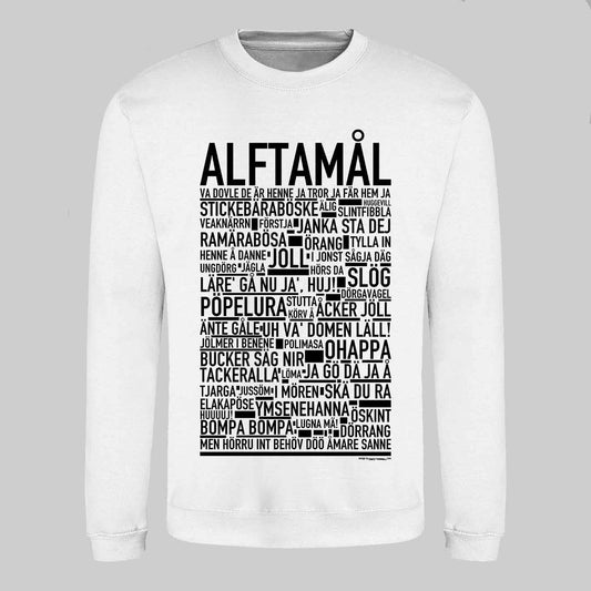 Alftamål Dialekt Text Sweatshirt