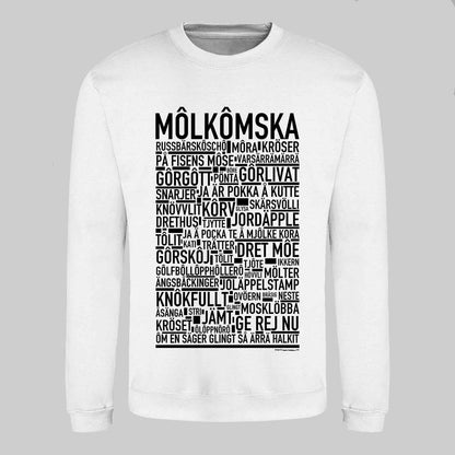 Môlkômska Dialekt Text Sweatshirt