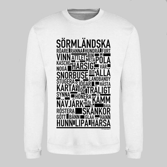 Sörmländska Dialekt Text Sweatshirt