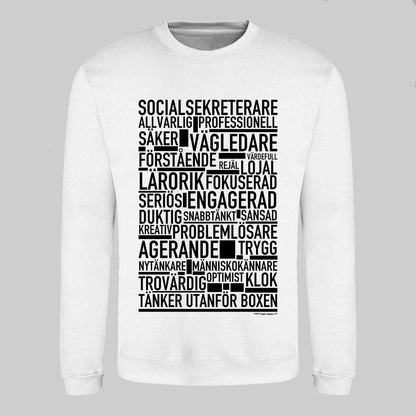Socialsekreterare Text Sweatshirt
