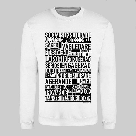 Socialsekreterare Text Sweatshirt
