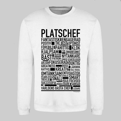 Platschef Text Sweatshirt