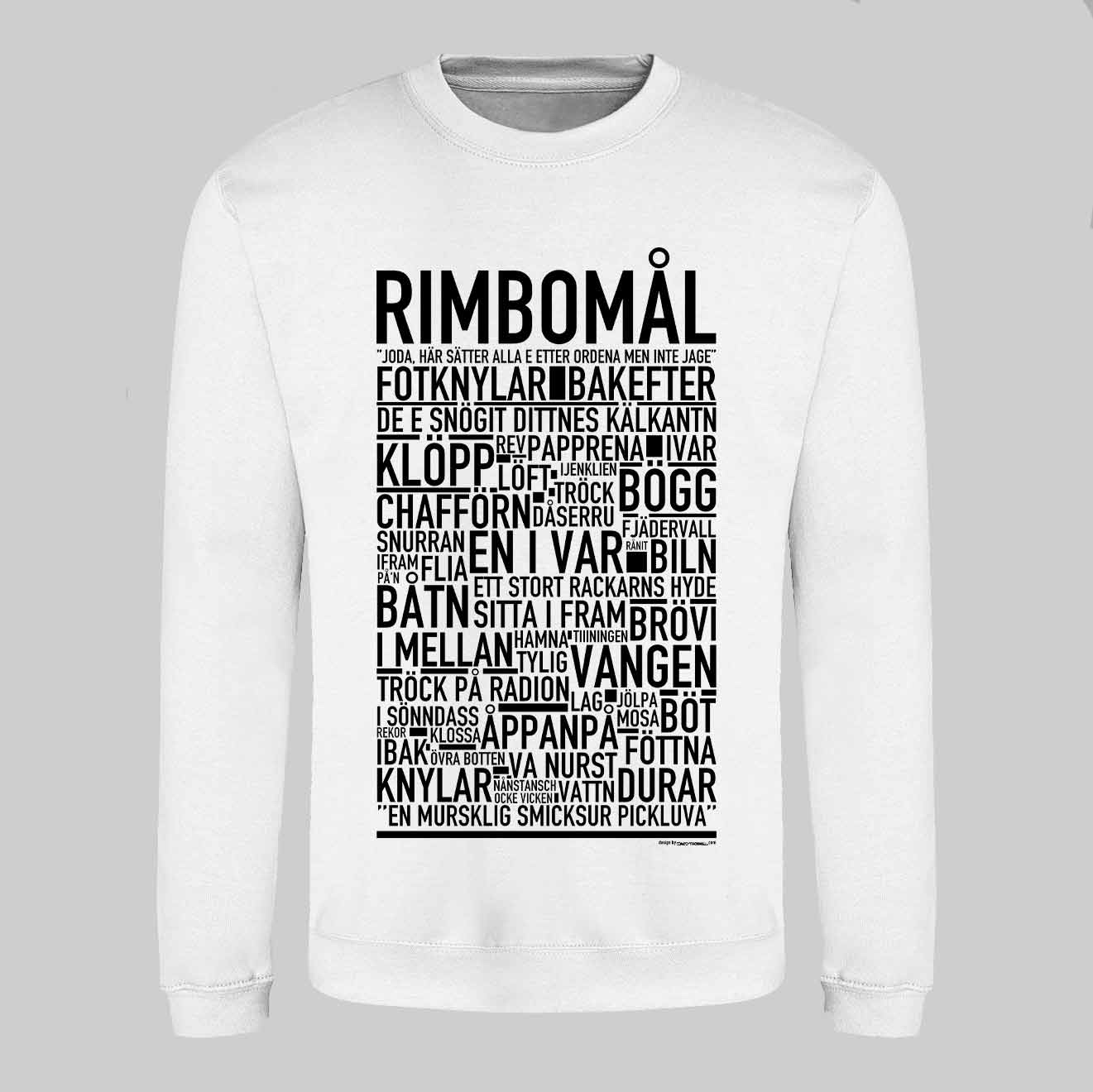 Rimbomål Dialekt Text Sweatshirt