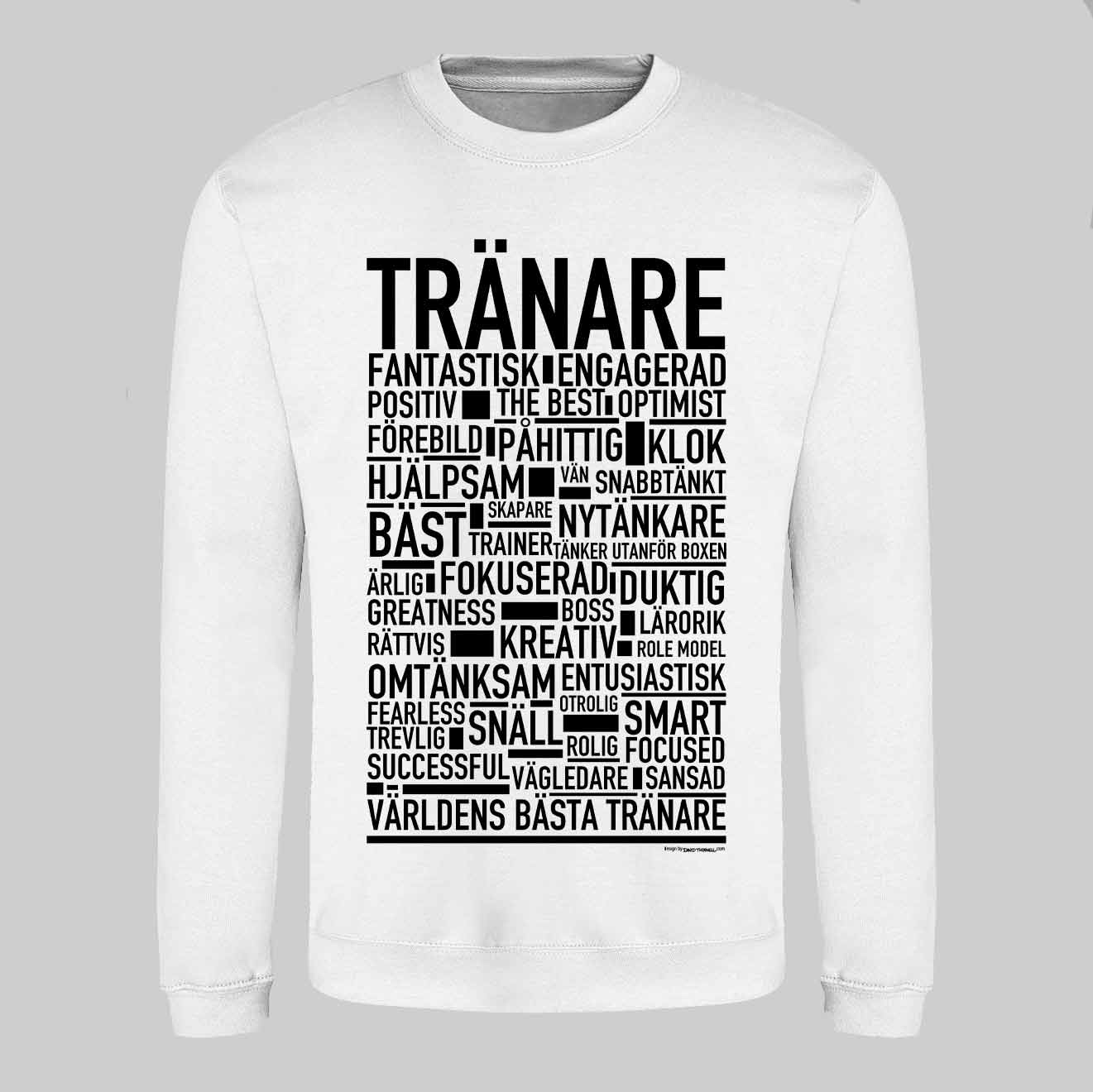 Tränare Text Sweatshirt