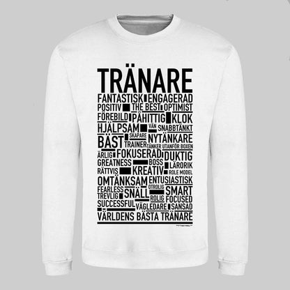 Tränare Text Sweatshirt