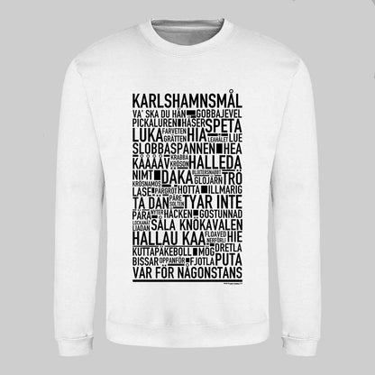 Karlshamnsmål Dialekt Text Sweatshirt