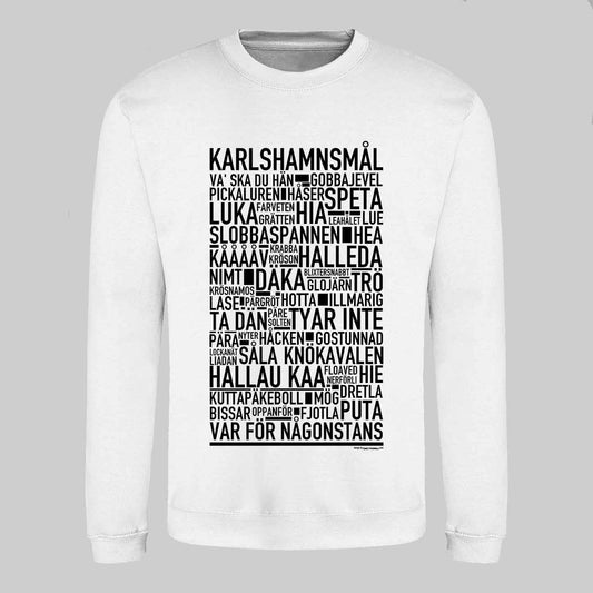 Karlshamnsmål Dialekt Text Sweatshirt