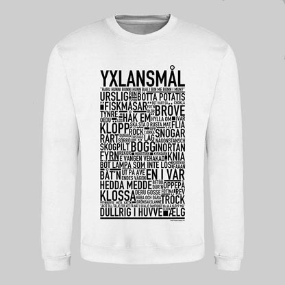Yxlansmål Dialekt Text Sweatshirt