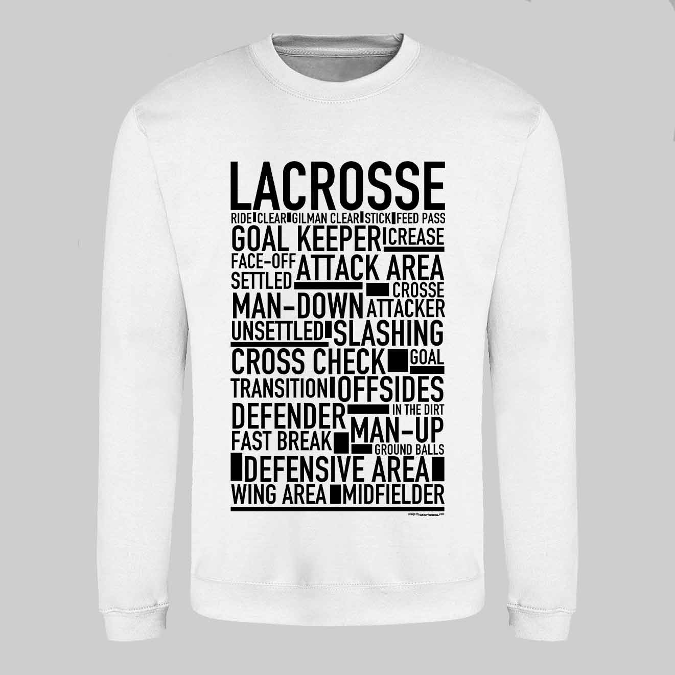 Lacrosse Text Sweatshirt