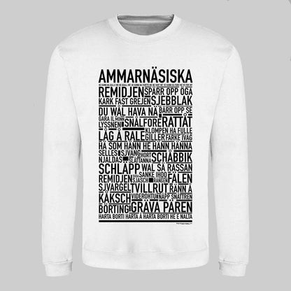 Ammarnäsiska Dialekt Text Sweatshirt