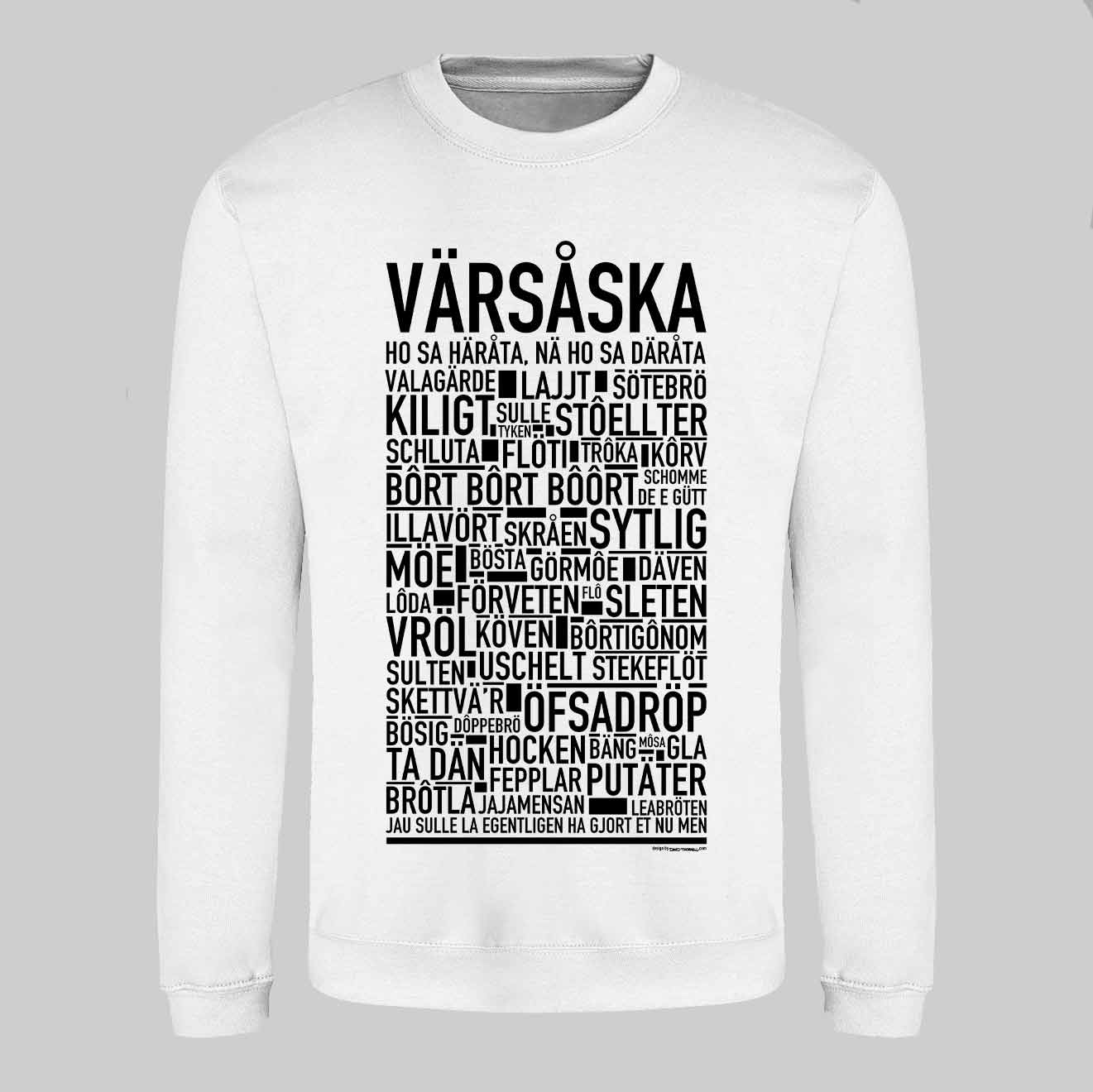 Värsåska Dialekt Text Sweatshirt