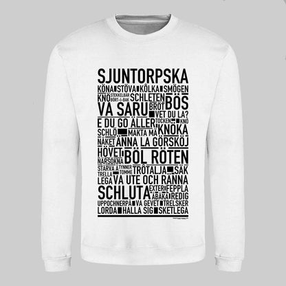 Sjuntorpska Dialekt Text Sweatshirt
