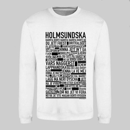 Holmsundska Dialekt Text Sweatshirt
