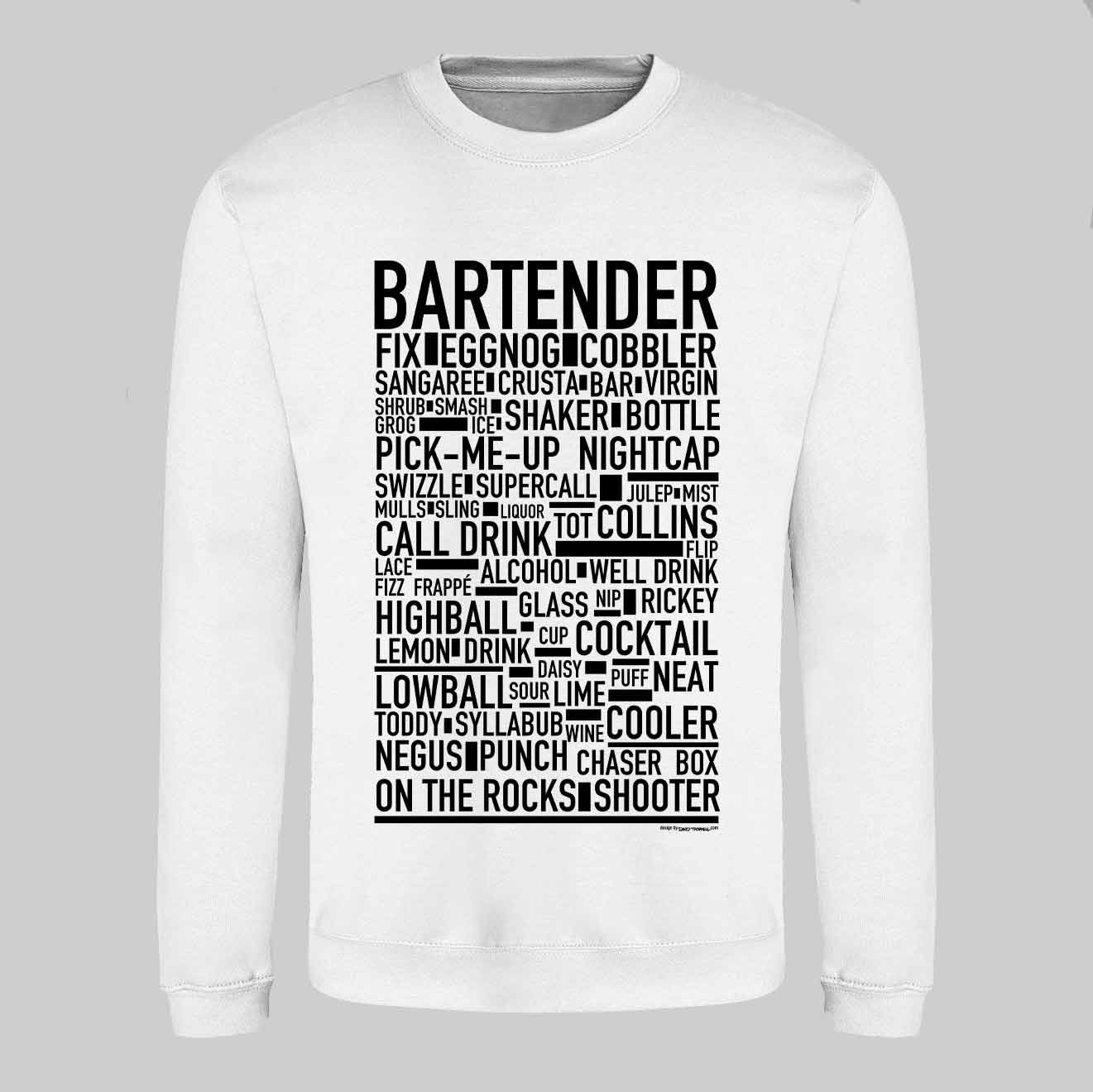 Bartender Text Sweatshirt