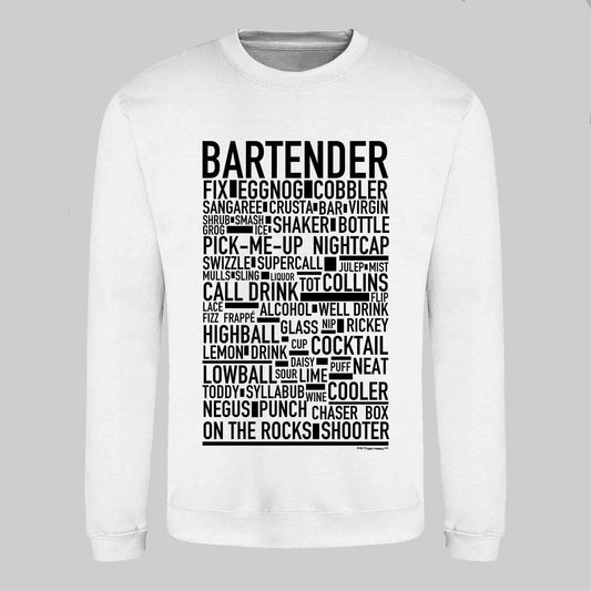 Bartender Text Sweatshirt