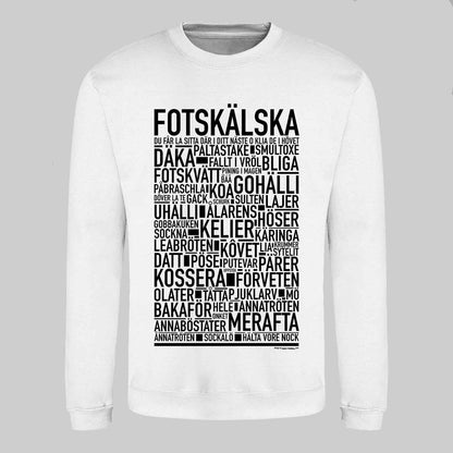 Fotskälska Dialekt Text Sweatshirt
