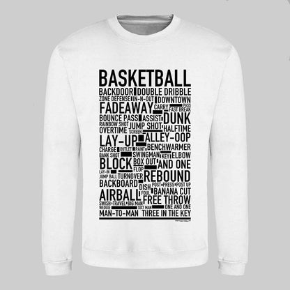 Basketball Text Sweatshirt