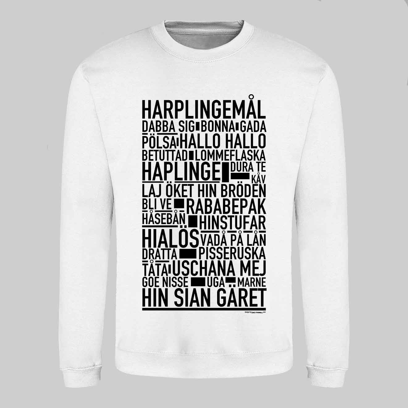 Harplingemål Dialekt Text Sweatshirt