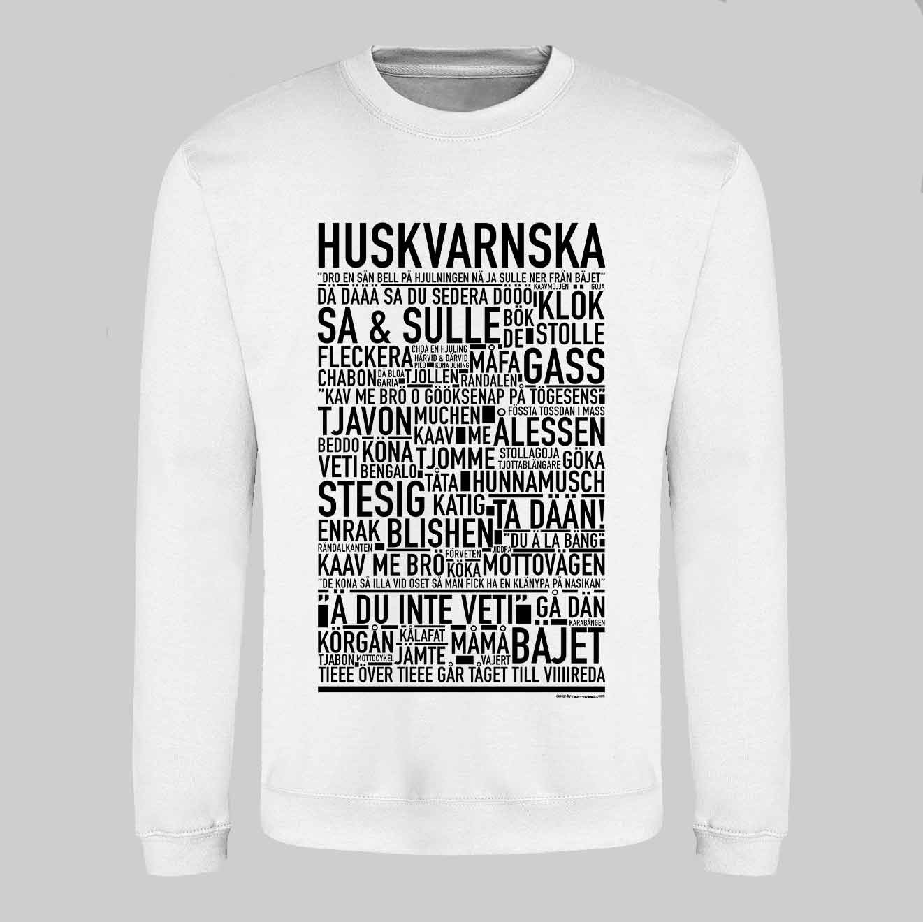 Huskvarnska Dialekt Text Sweatshirt