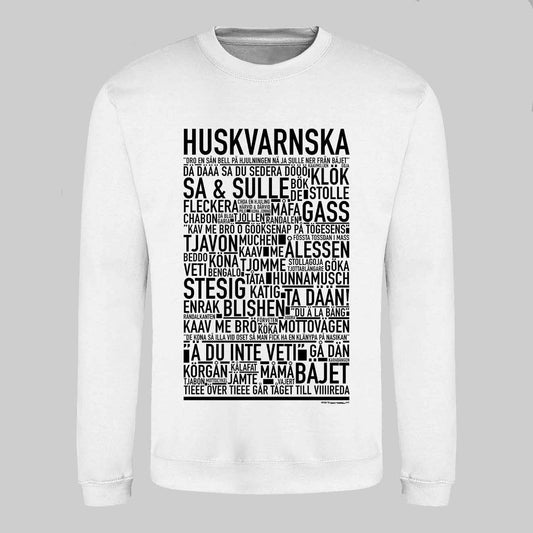 Huskvarnska Dialekt Text Sweatshirt