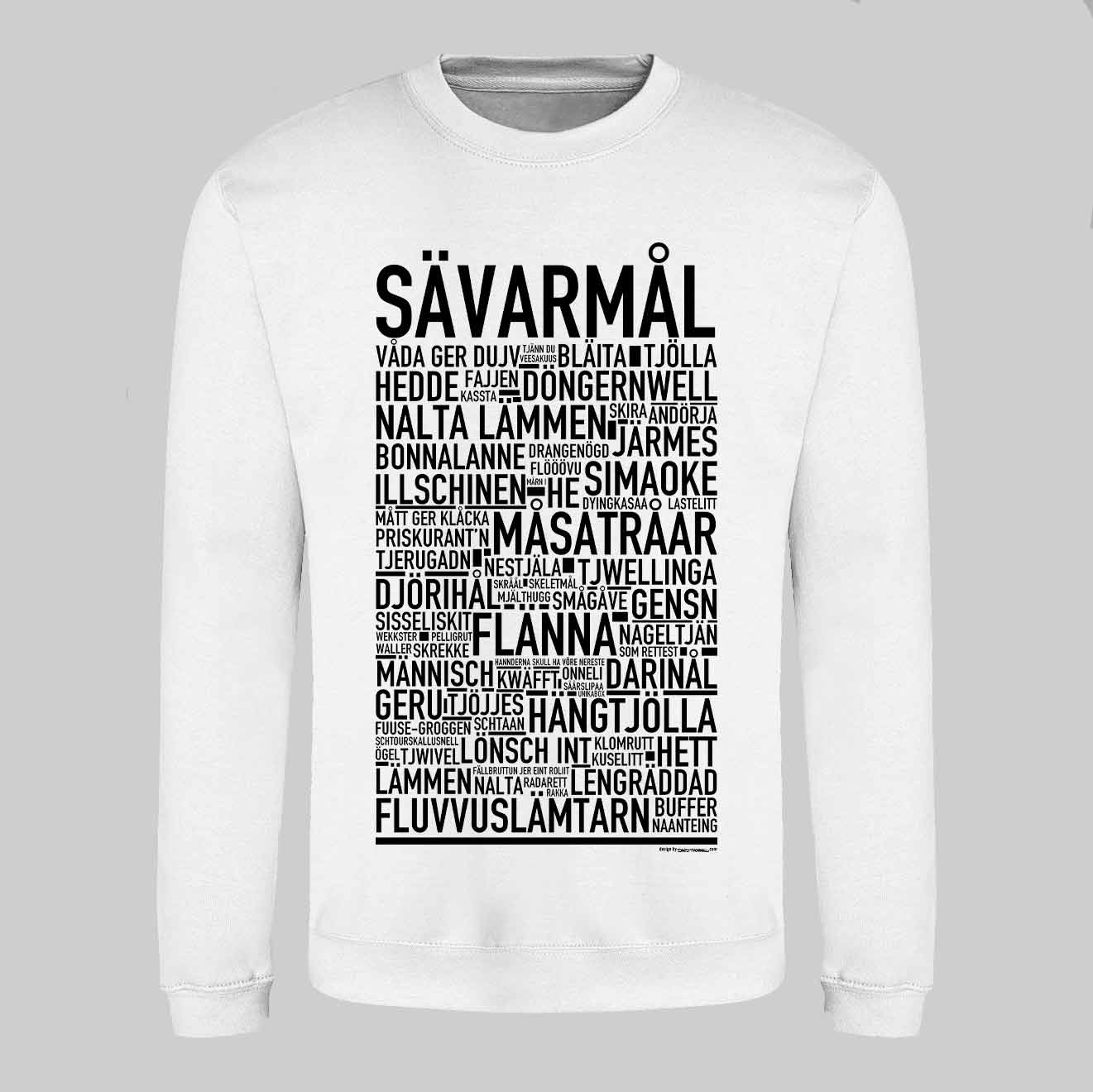 Sävarmål Dialekt Text Sweatshirt