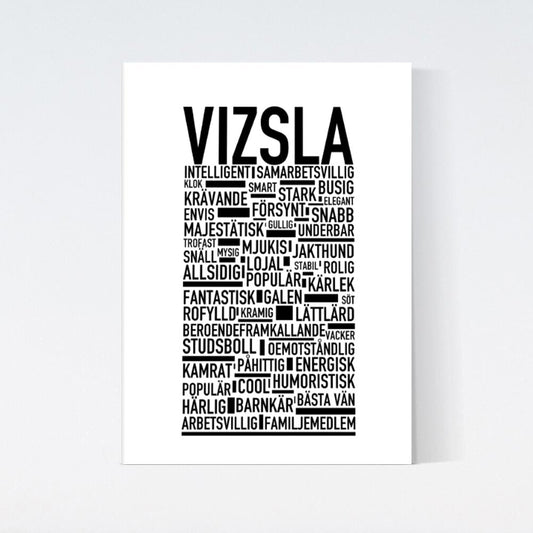 Vizsla Text Poster