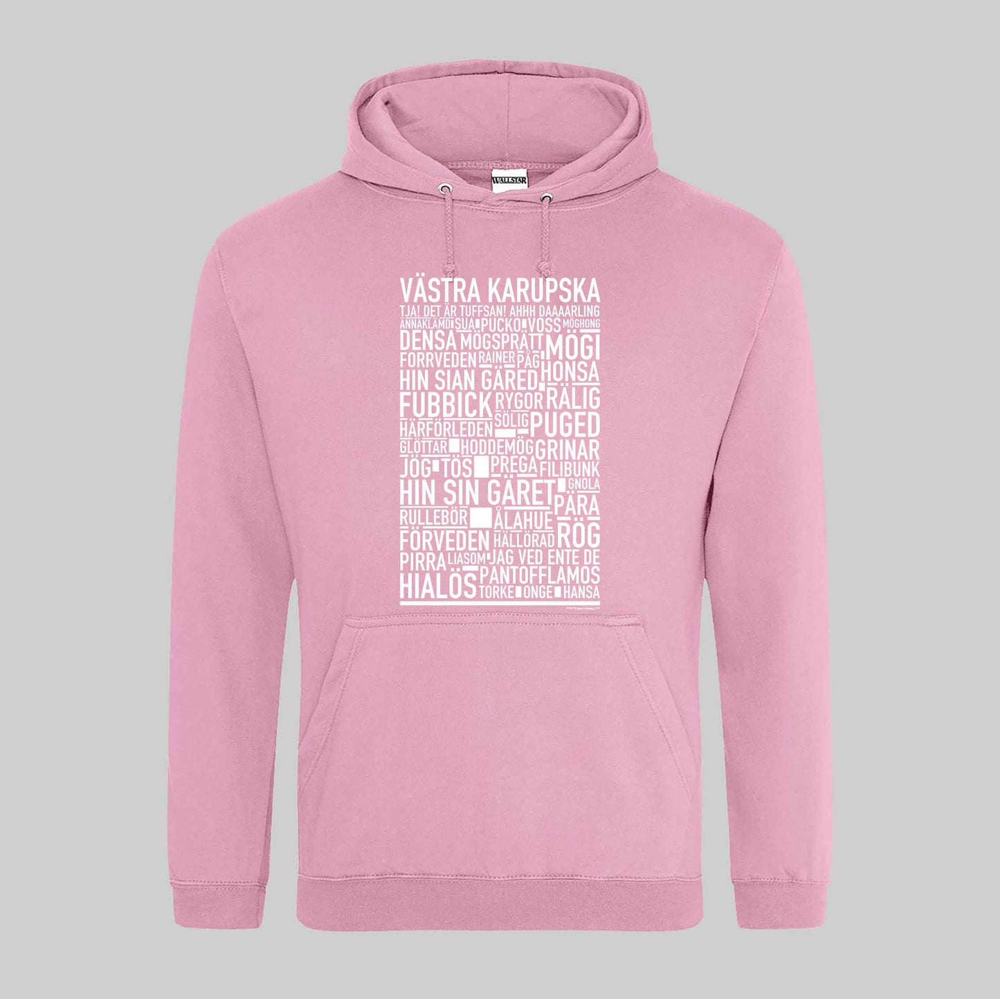 Västra Karupska Dialekt Text Hoodie