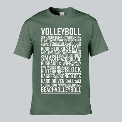 Volleyboll Text T-shirt