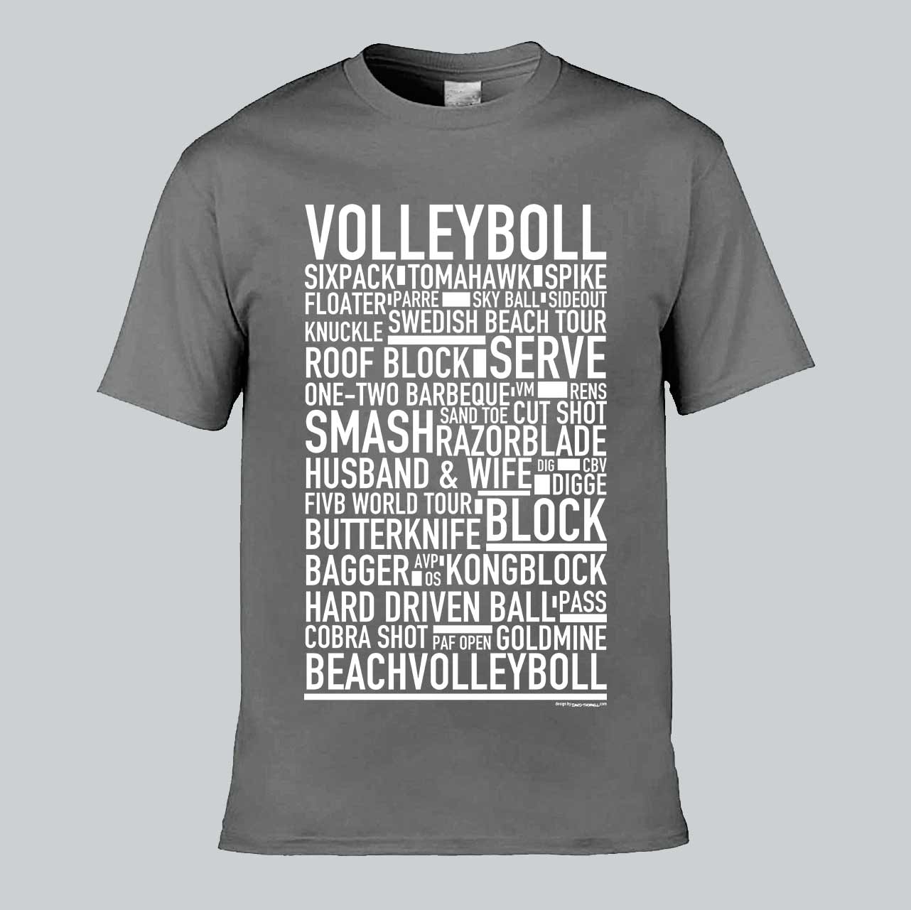 Volleyboll Text T-shirt