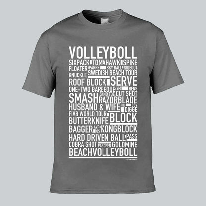 Volleyboll Text T-shirt