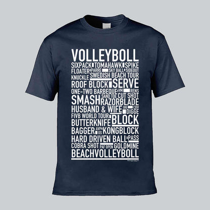Volleyboll Text T-shirt