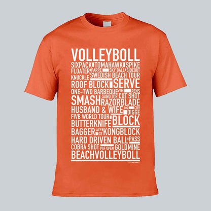 Volleyboll Text T-shirt