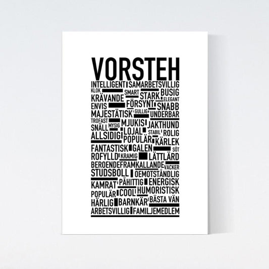 Vorsteh Text Poster