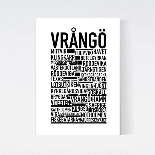 Vrångö Text Poster