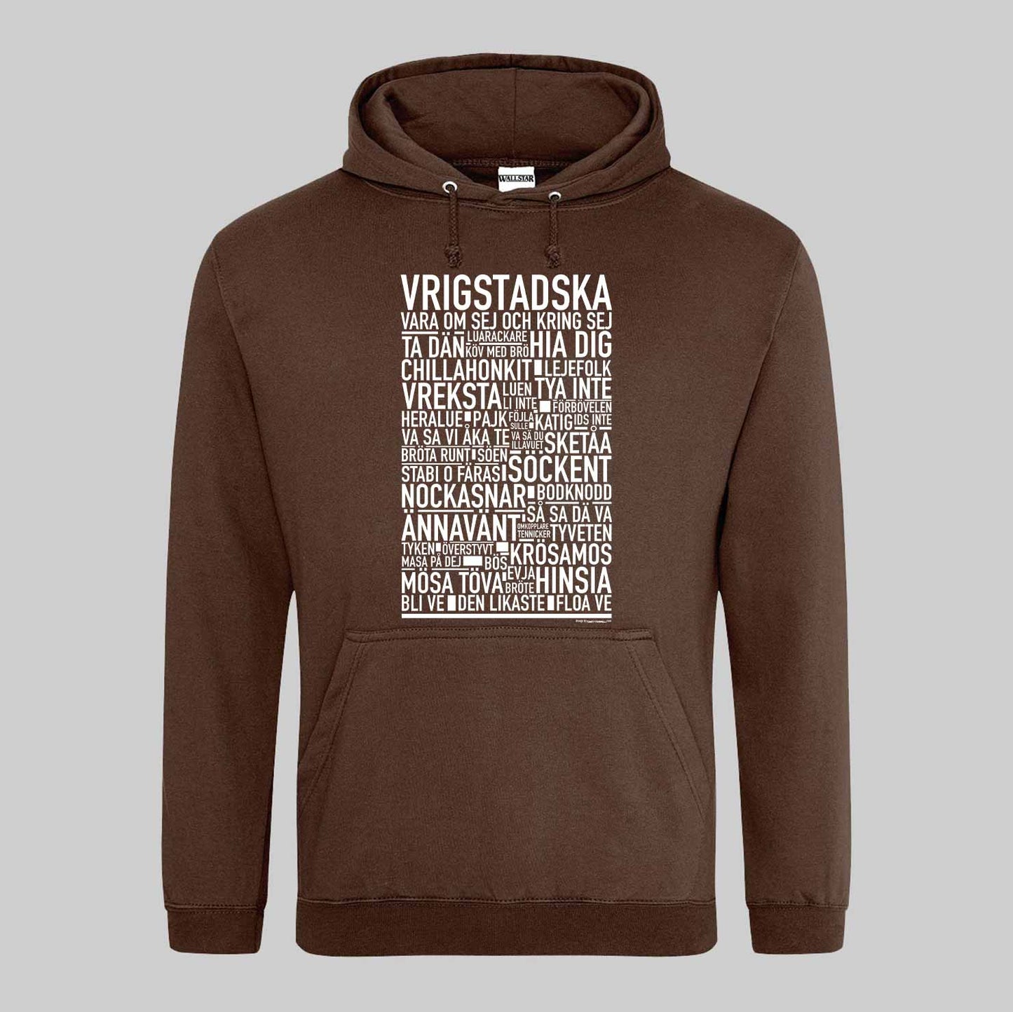 Vrigstadska Dialekt Text Hoodie