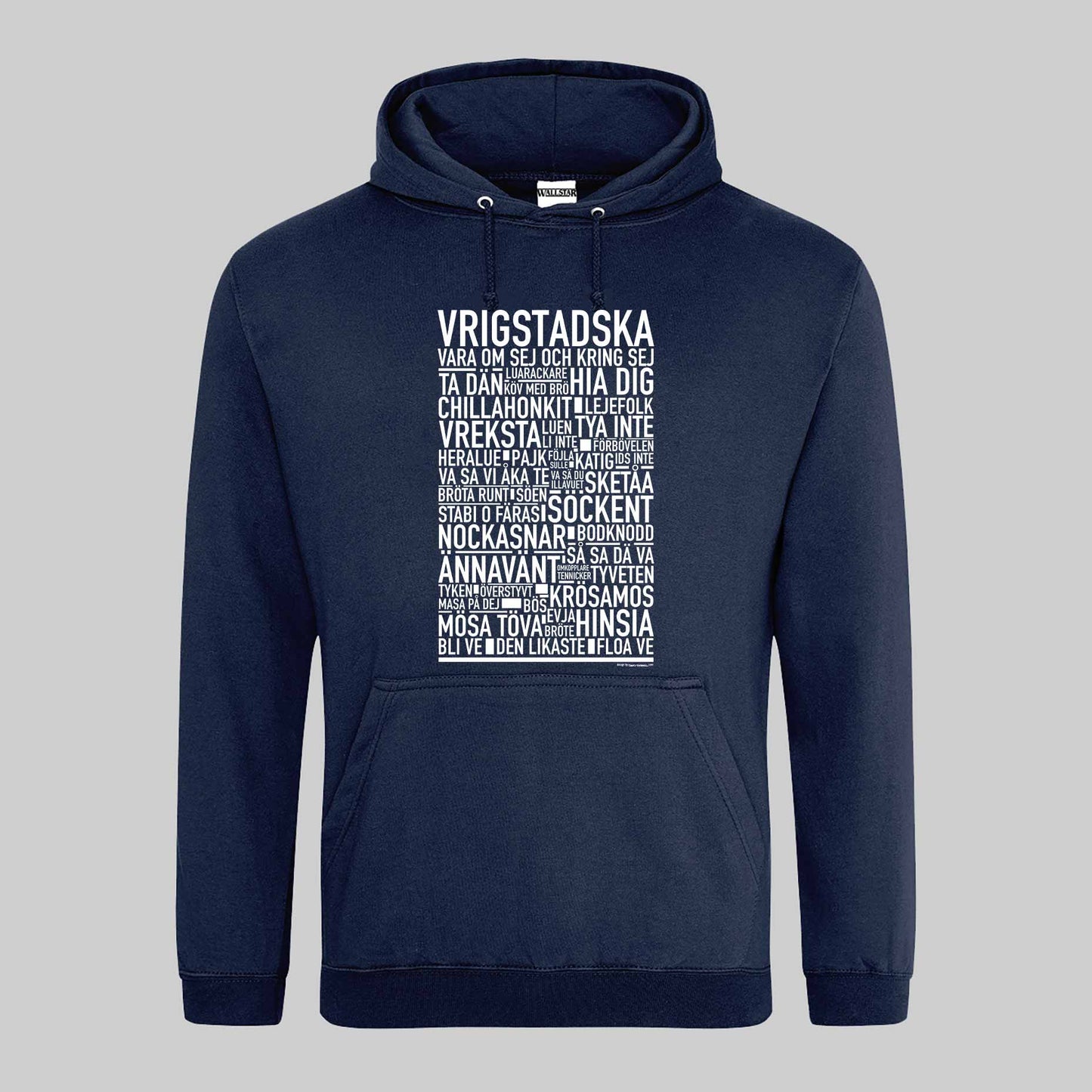 Vrigstadska Dialekt Text Hoodie