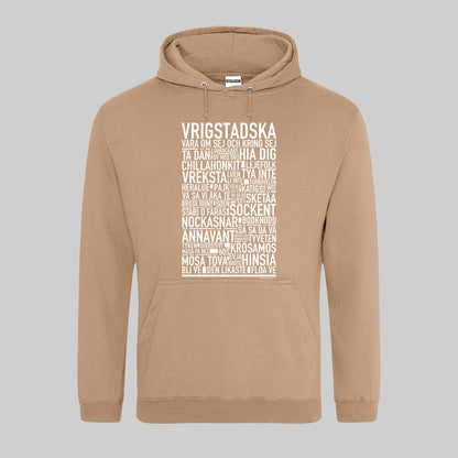 Vrigstadska Dialekt Text Hoodie