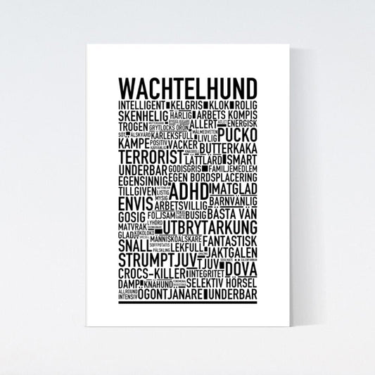 Wachtelhund Text Poster