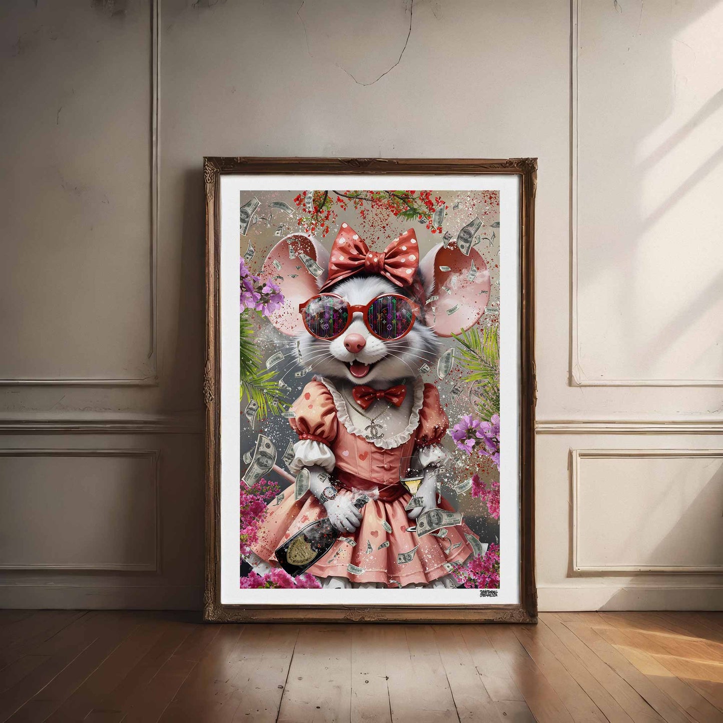 Mouse Popart Poster