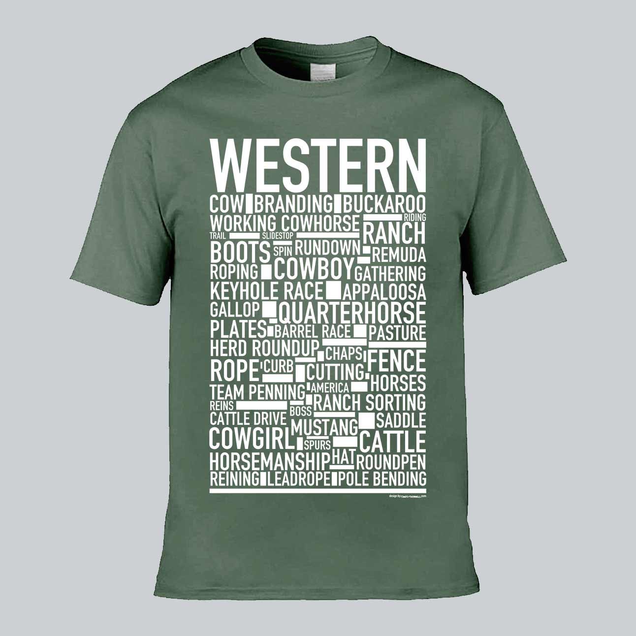 Western Text T-shirt